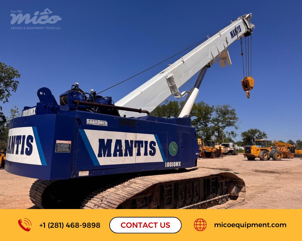 Tadano Mantis 10010MX Crawler Crane Rental in HOUSTON, TEXAS